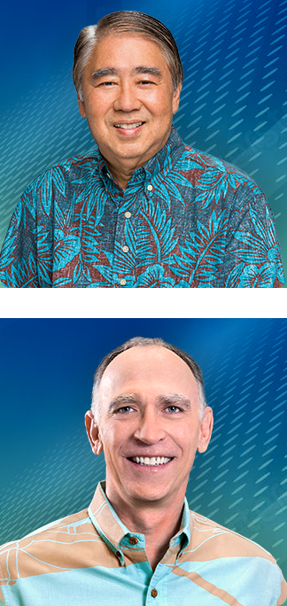 Photo of Mark Mugiishi and Robert Harrison