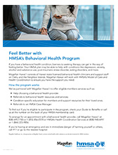 behavioral health care flyer thumbnail