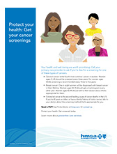 Women’s Cancer Screening Reminder flyer thumbnail