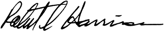 Signature of Robert S. Harrison