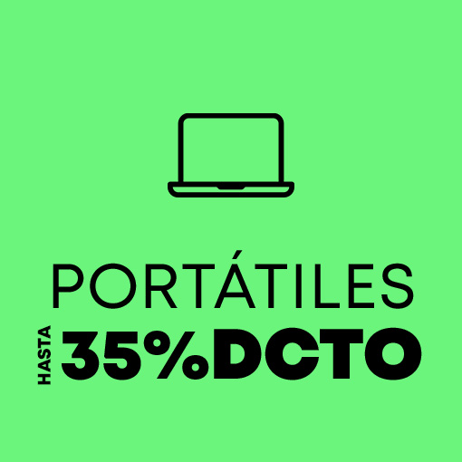 Portatiles hasta 35%