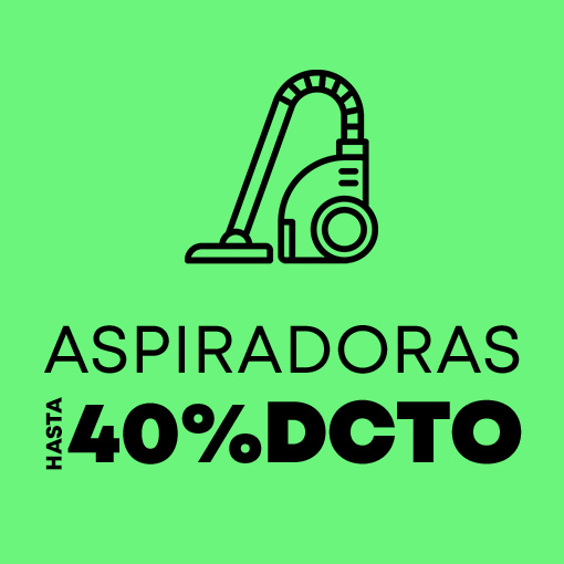Aspiradoras hasta 40%