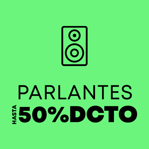 Parlantes hasta 50%