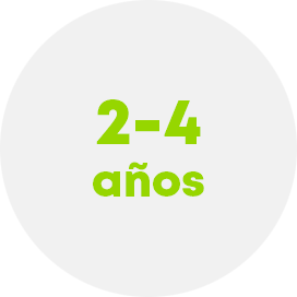 2-4 años