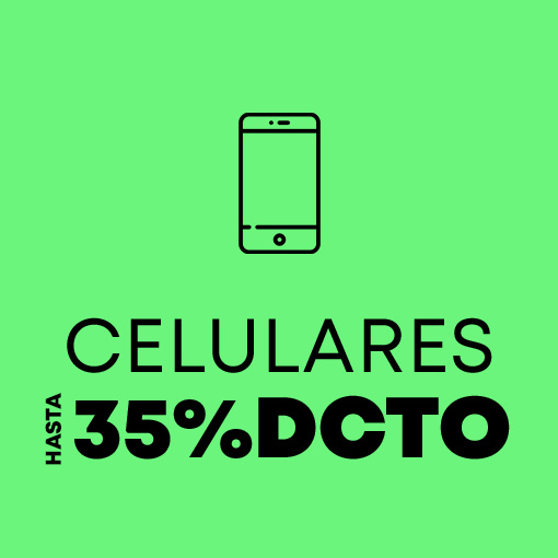 Celulares hasta 35%