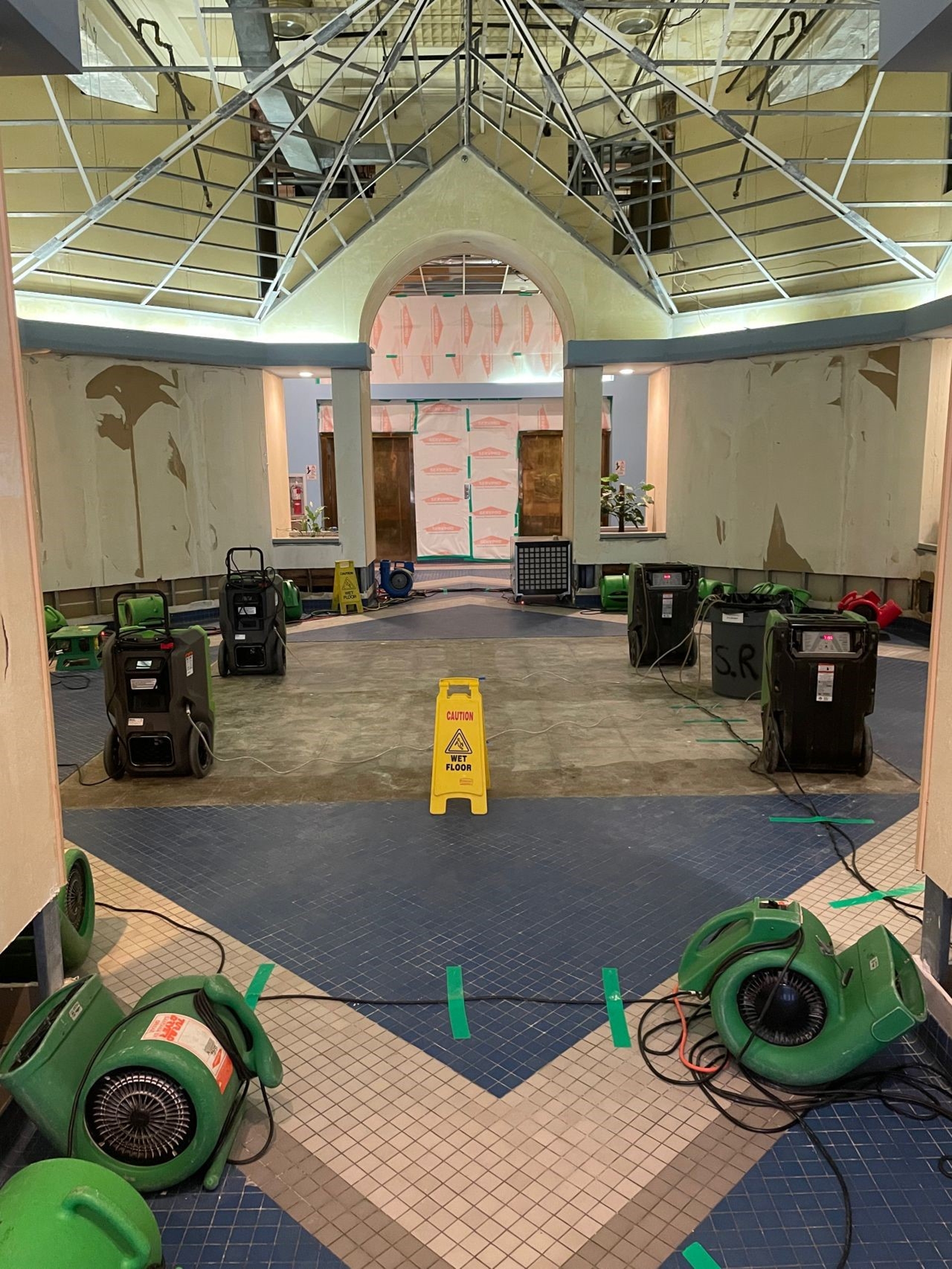 Commercial water damage repair in Pennsylvania completed by SERVPRO