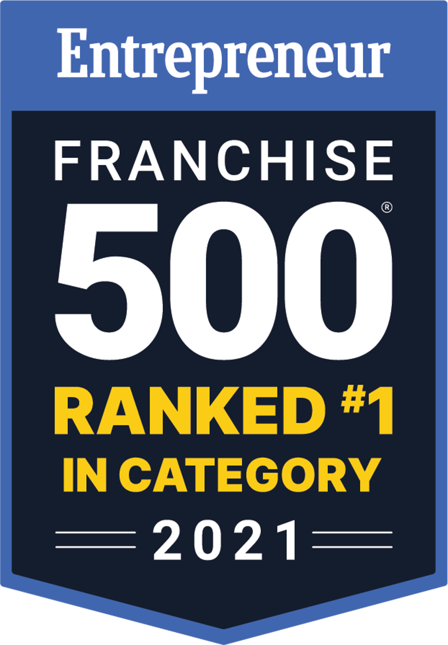 Entrepreneur franchise 500 ranking icon