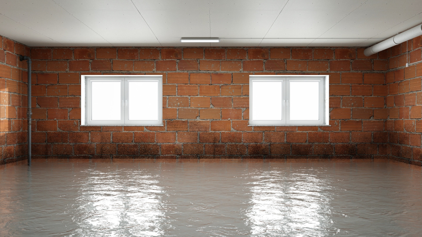 Basement flooded