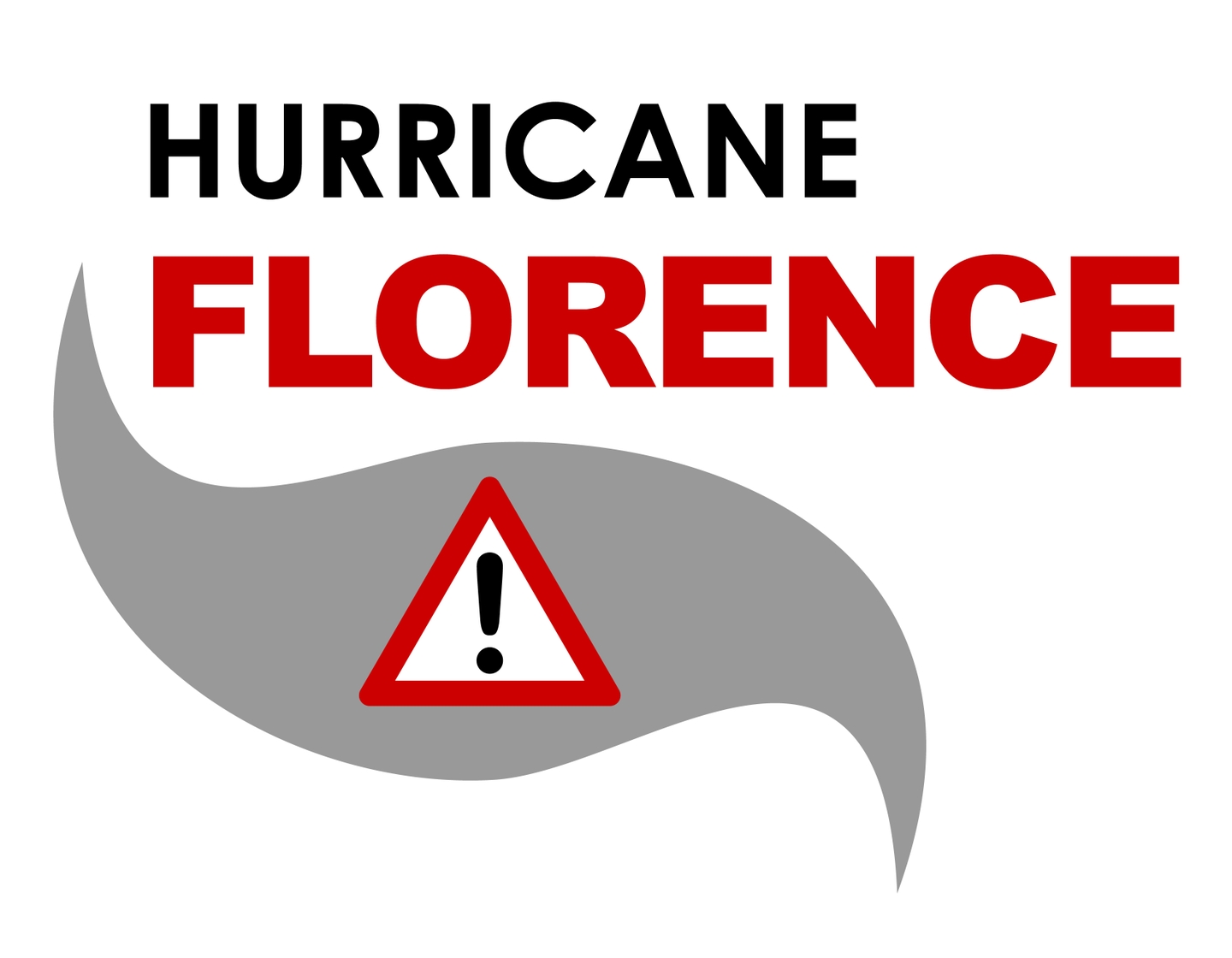 Hurricane Florence warning icon