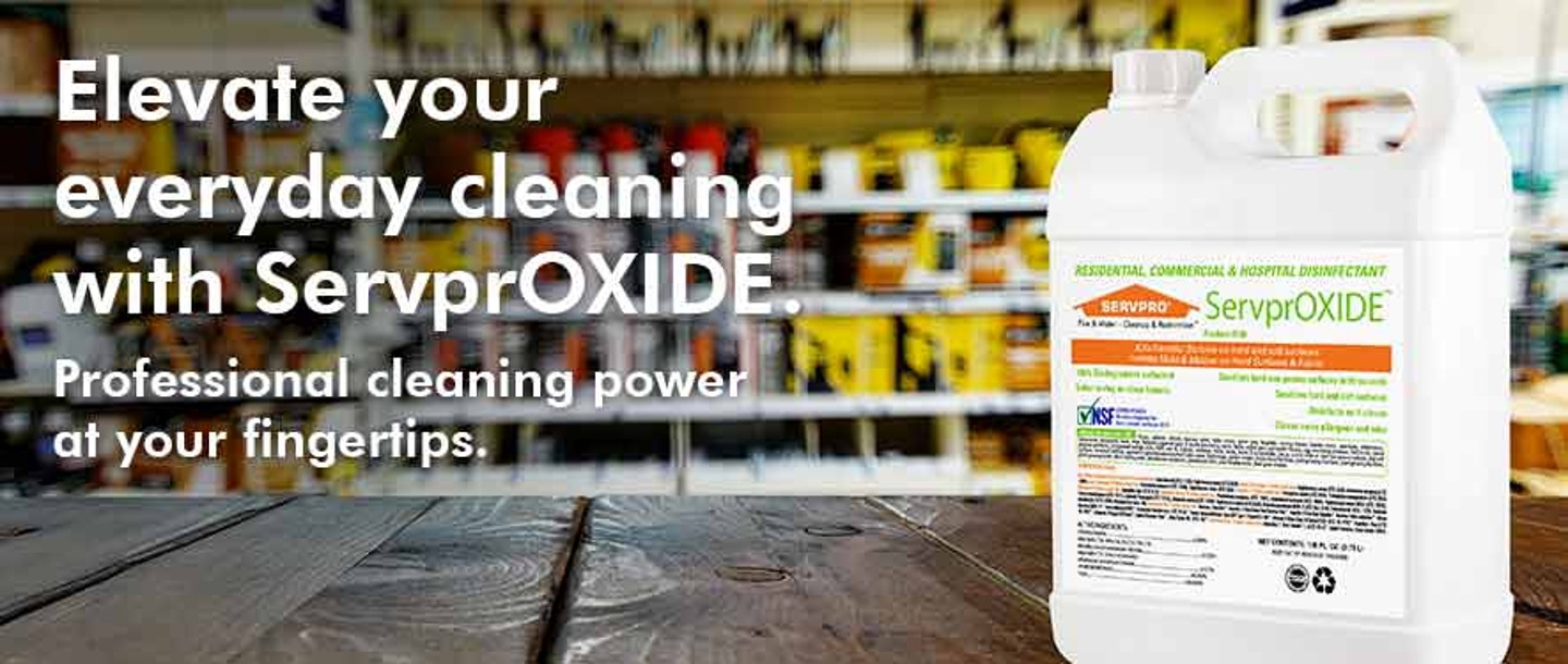Elevate your everyday cleaning with ServprOXIDE banner