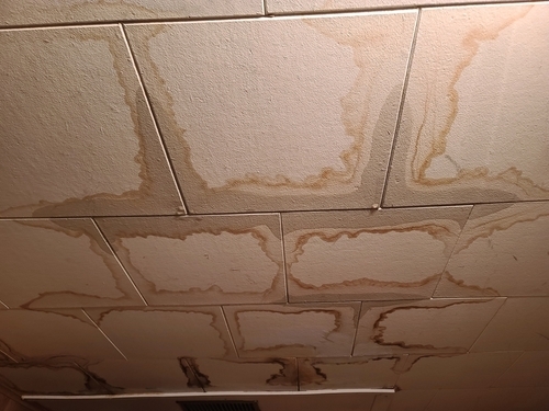 Water damage in your ceiling isn't always easy to spot