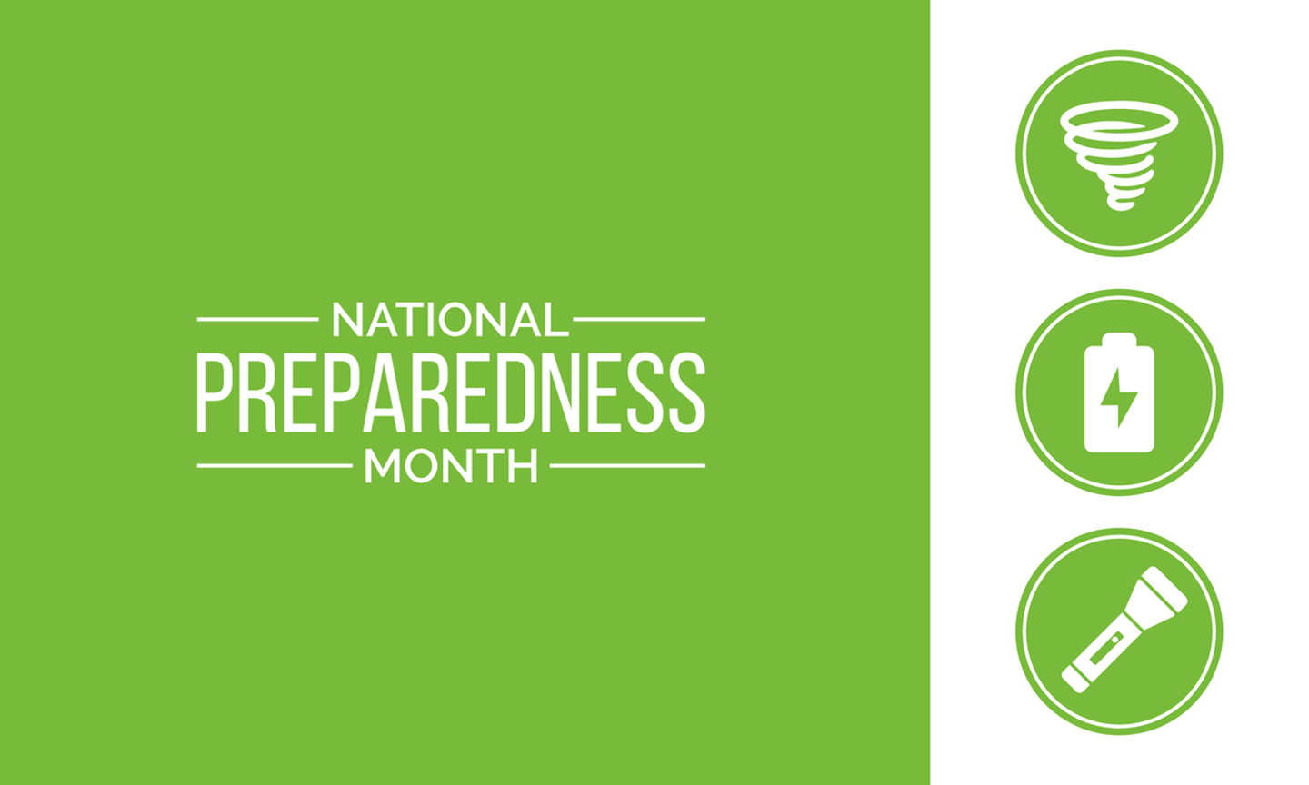 National preparedness month icon