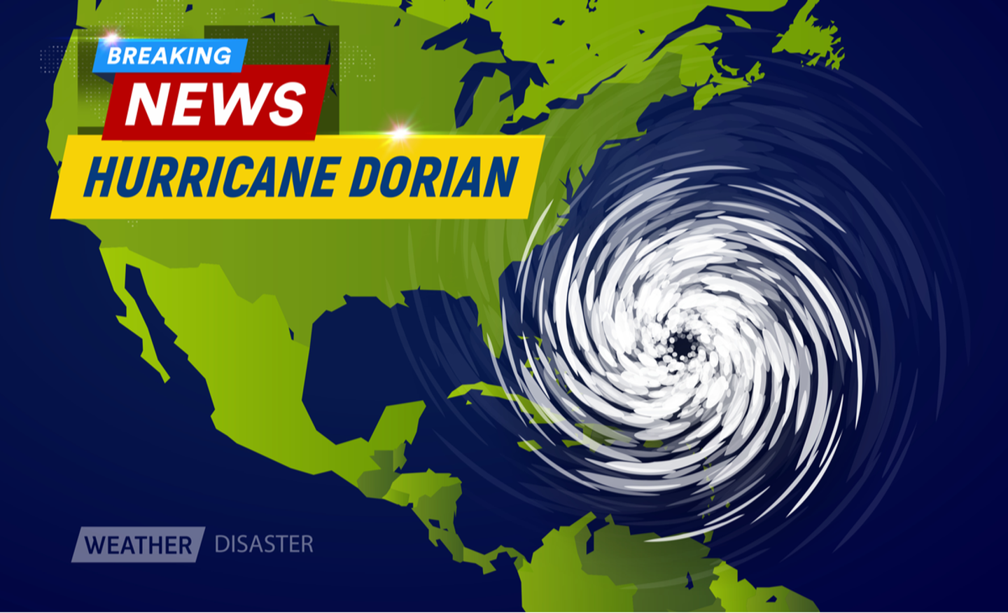 Hurricane Dorian graphic