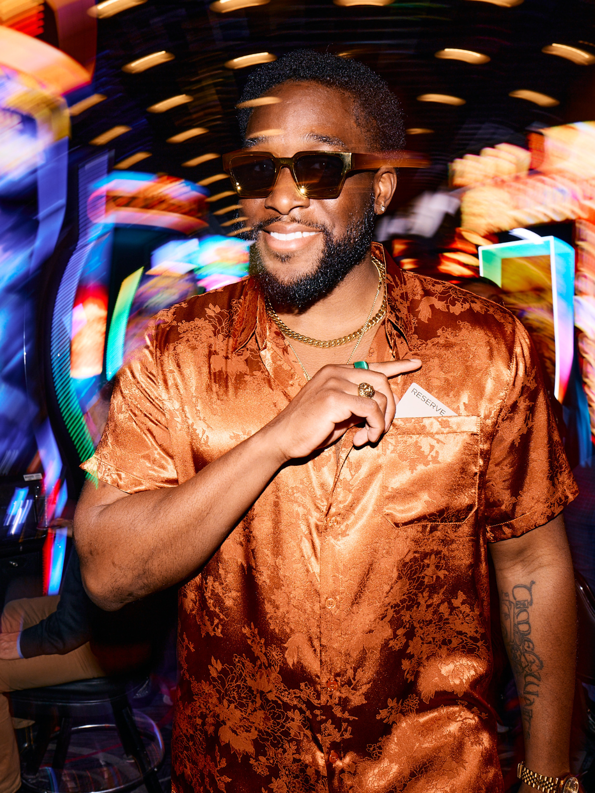 Guy on casino gaming floor