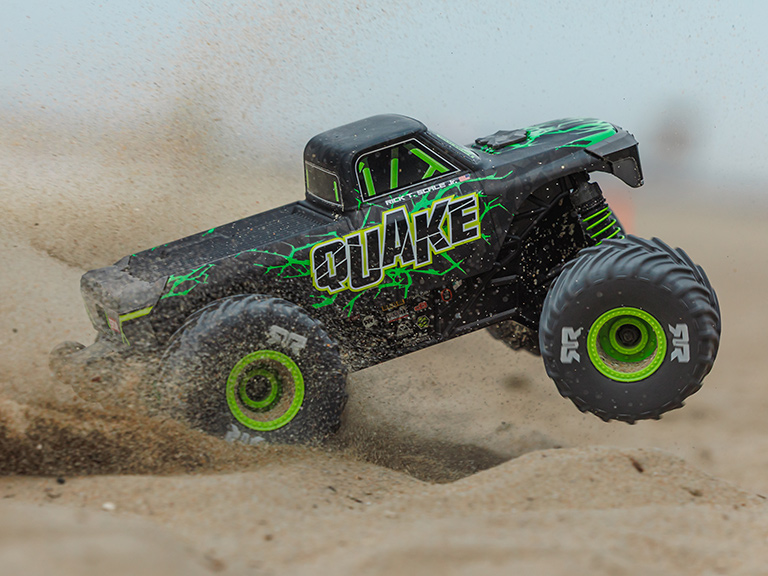 ARRMA QUAKE RC Monster Truck Action Shot