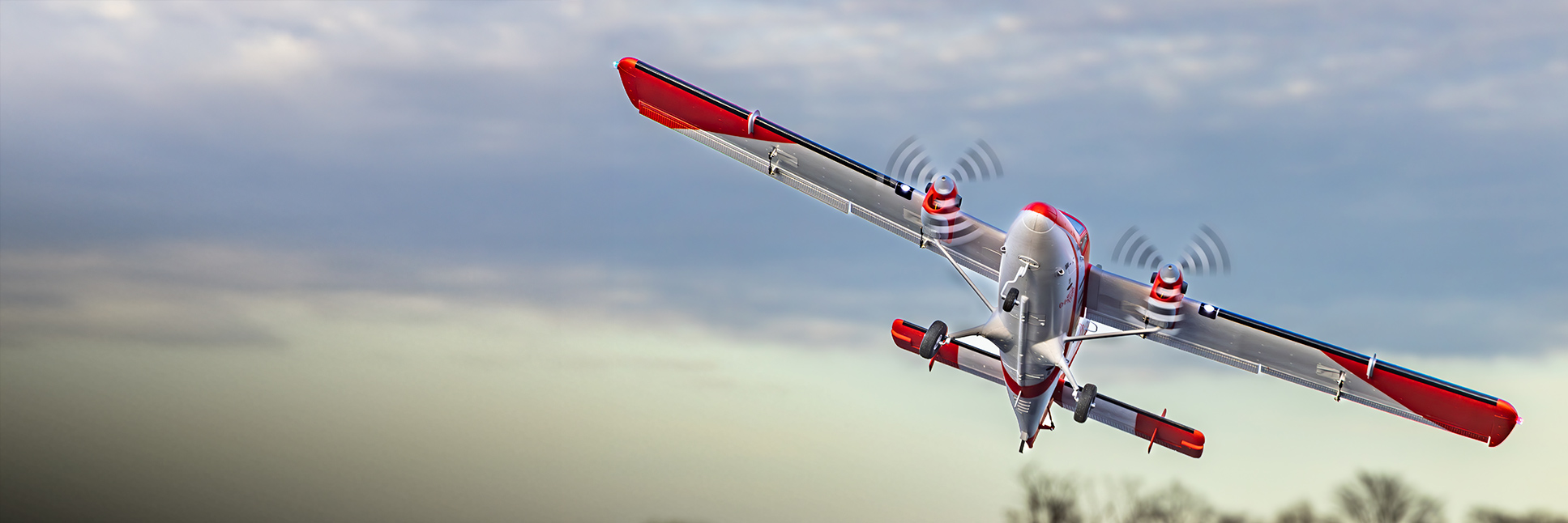 E-flite DHC-6 Twin Otter 1.4m Bind-N-Fly Basic AS3X+ and SAFE Select RC Plane