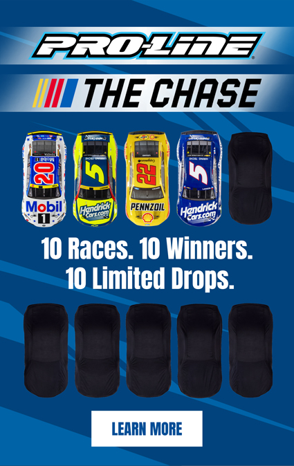 Learn more about the Pro-Line NASCAR The Chase Limited Edition Drop Calendar on Horizon Hobby Pro-Line Racing NASCAR The Chase Limited Edition Drop Calendar Graphic