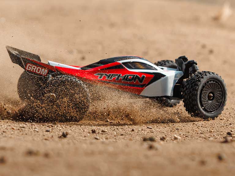 ARRMA TYPHON GROM RC Buggy Action Shot