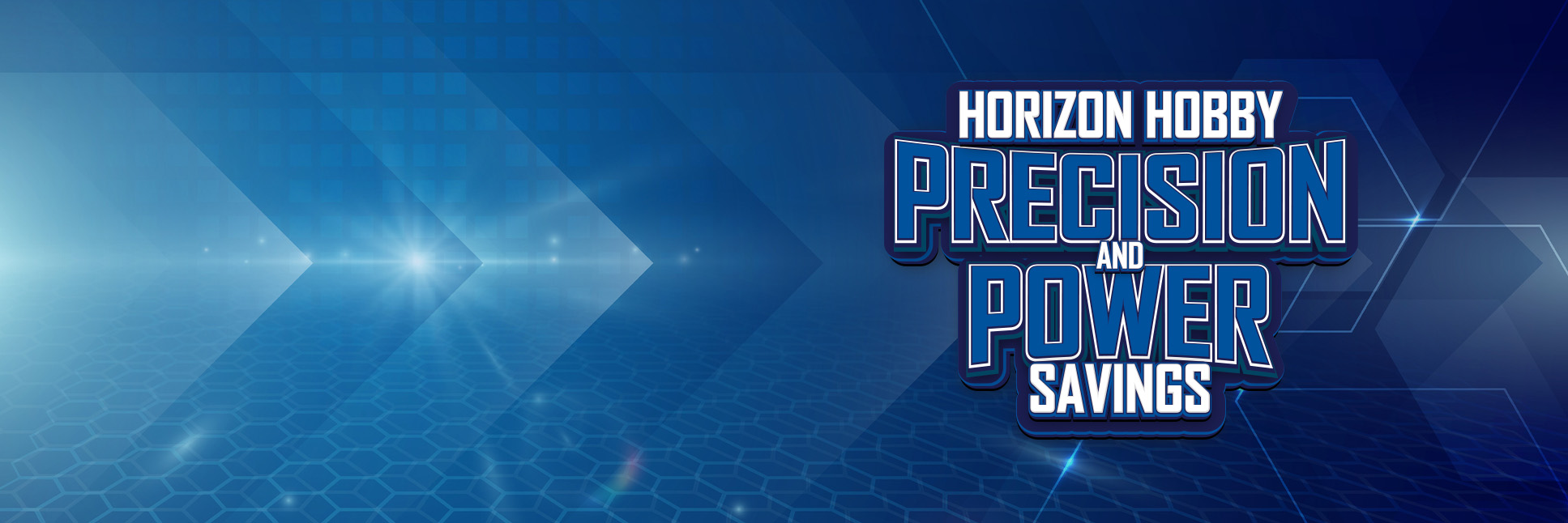 Precision and Power Savings Promotional Graphic with Logo