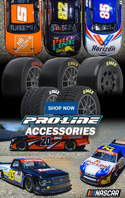 Pro-Line NASCAR Officially Licensed RC Retro Bodies, Truck Bodies and Tires