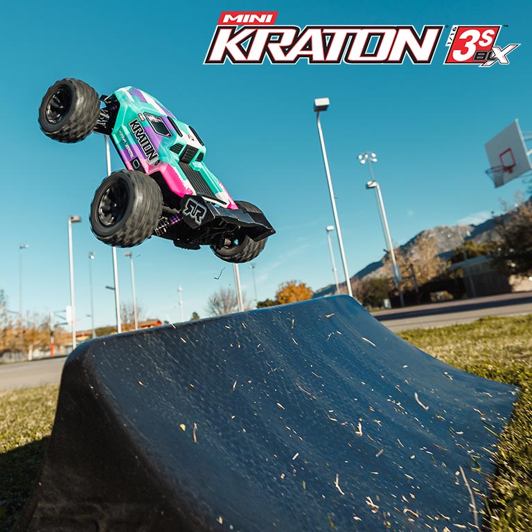 Image of the 1/16 ARRMA Mini KRATON 3S BLX 4X4 Speed Monster Truck RTR