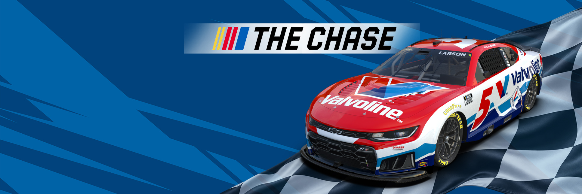 Pro-Line Graphic for The Chase Pro-Line Racing NASCAR Race Winning Livery Wrap: Kyle Larson No. 5 Valvoline
