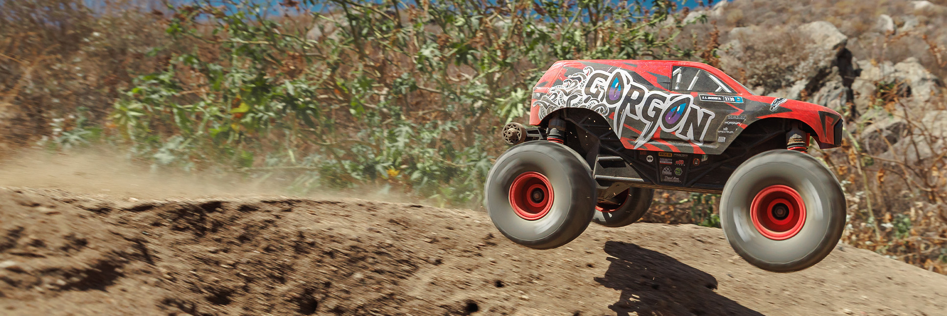 ARRMA 1/16 GORGON GROM 4X4 Ready-to-Run Brushed RC Monster Truck Battery and Charger Included