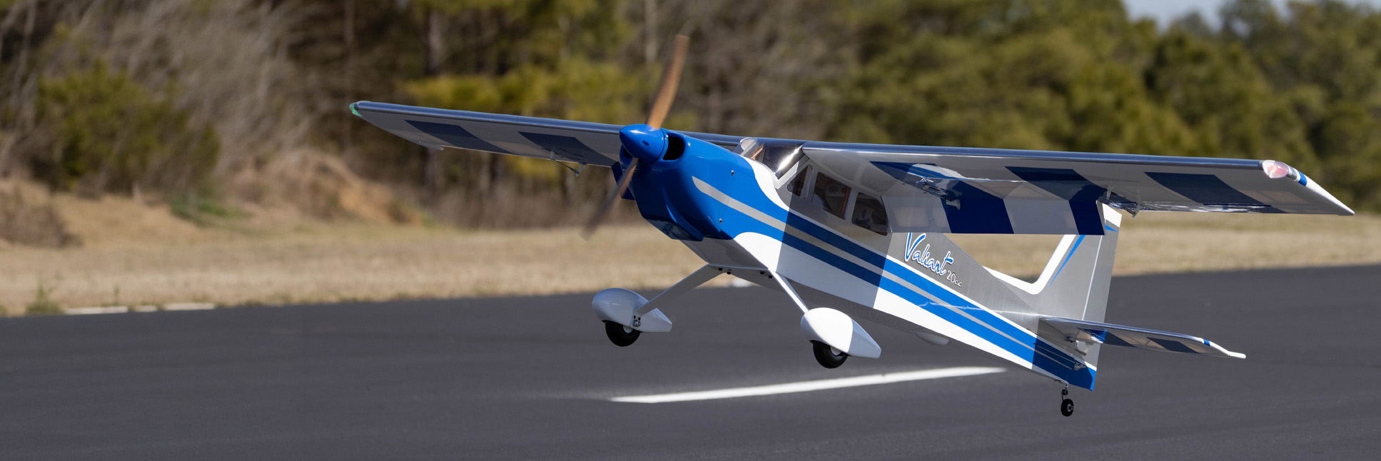 Hangar 9 Valiant 20cc 86.5 inch wingspan giant scale RC Airplane