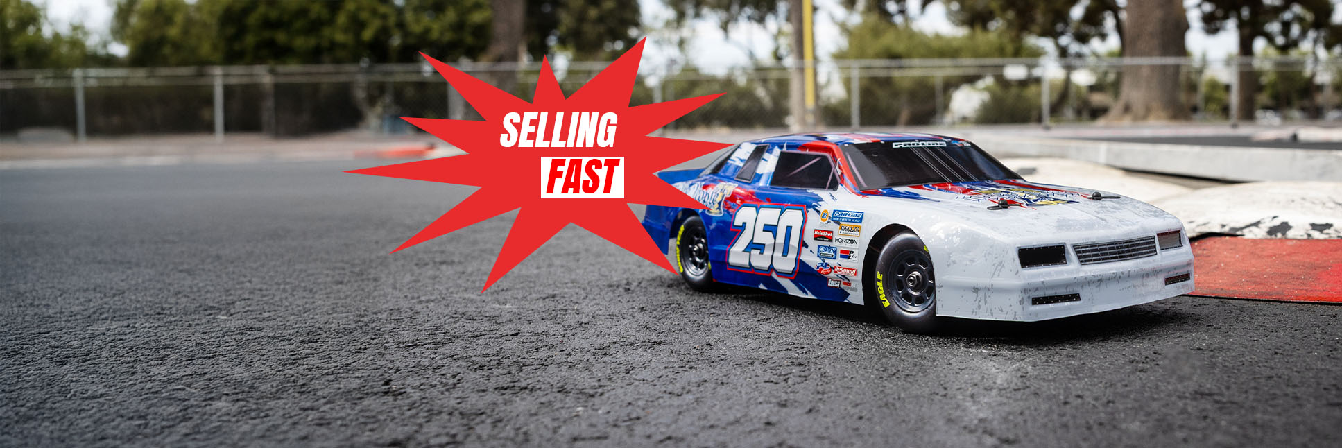 Pro-Line America 250 Limited Edition 1986 Chevrolet Monte Carlo Body for Losi NASCAR RC Race Car Pro-Line America 250 Limited Edition 1986 Chevrolet Monte Carlo Body for Losi NASCAR RC Race Car