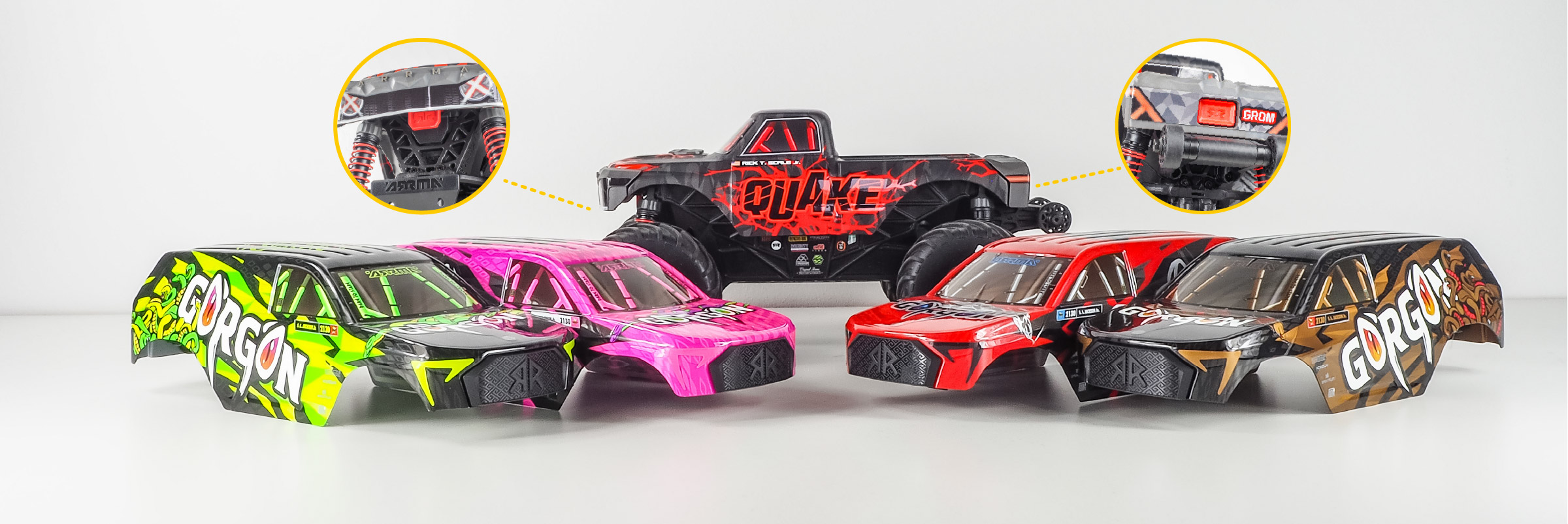 2 CLICKS = NEW LOOK | THANKS TO UNIVERSAL CLIPLESS BODIES | QUAKE GROM & GORGON GROM