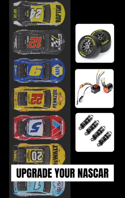 NASCAR Fantasy line up and Upgrade Parts