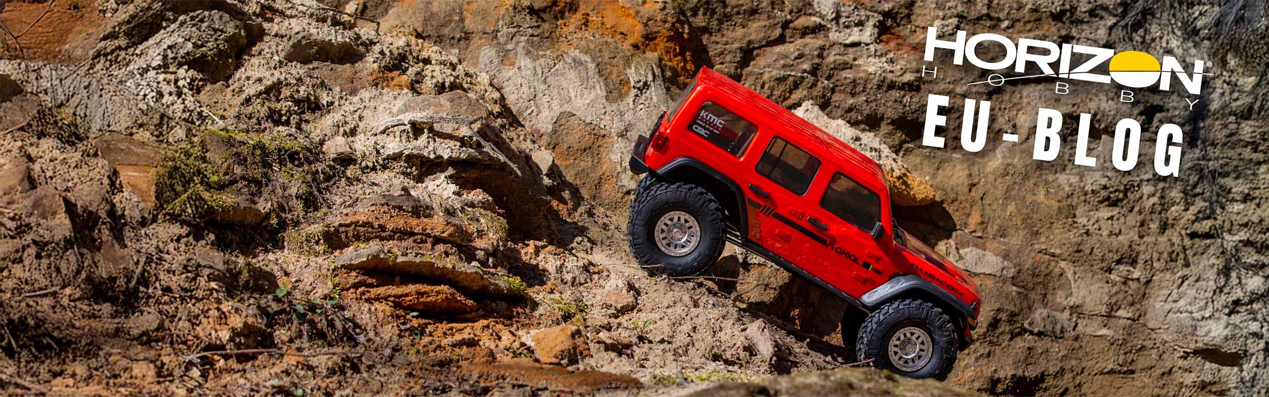 larger scale RC truck in orange