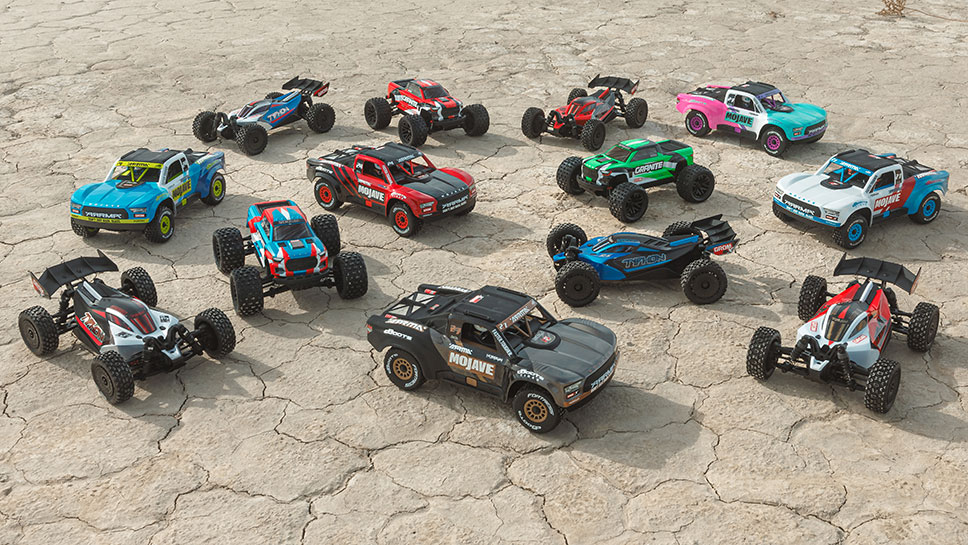 ARRMA GROM RC Truck and Buggy Family Shot