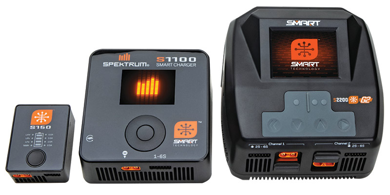 Spektrum Smart Chargers side by side comparison