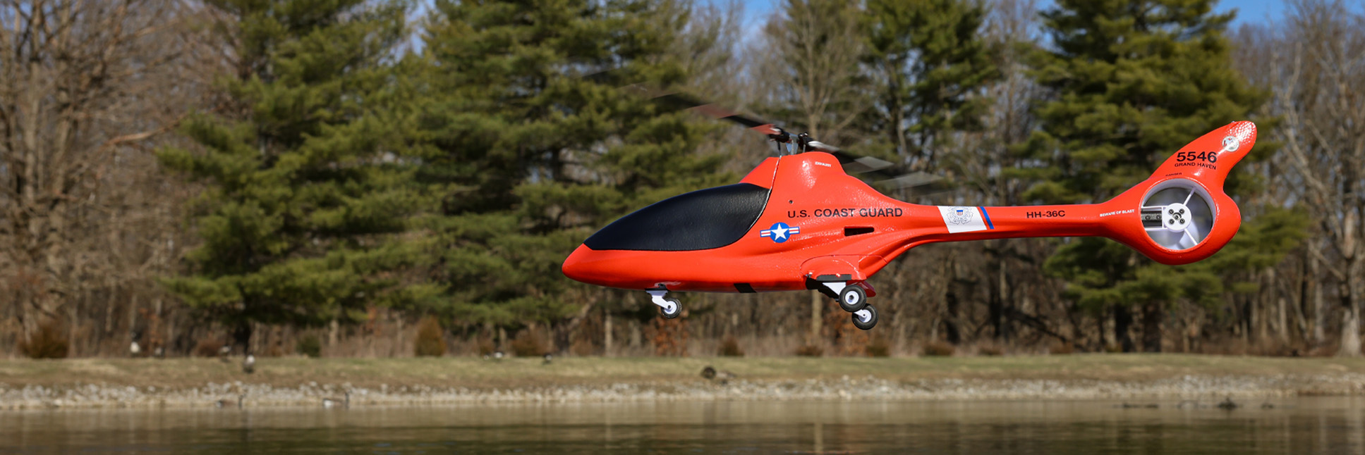Blade Eclipse 360 Coast Guard Bind-N-Fly Basic RC Helicopter with AS3X and SAFE 