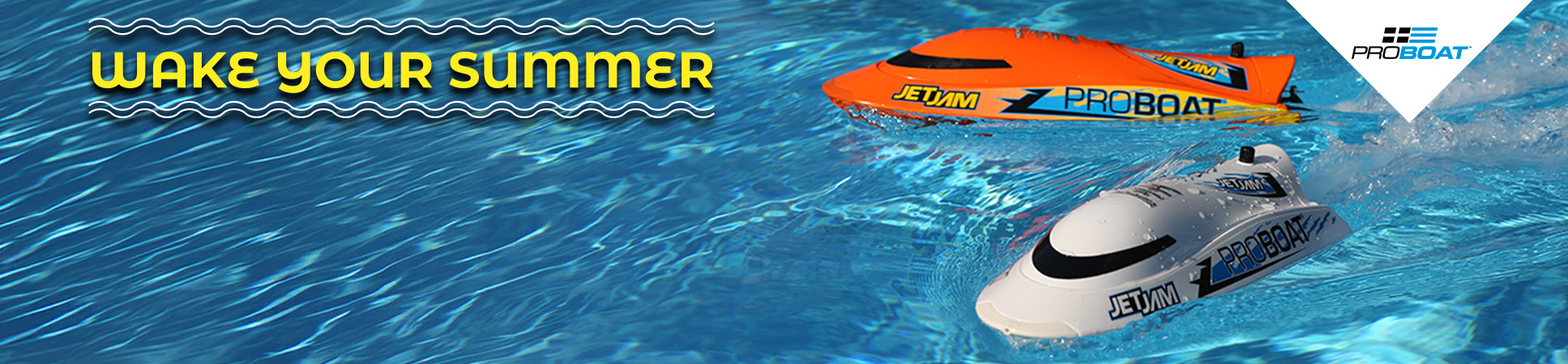 Wake Your Summer Sale Banner with Logo