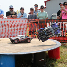 RC Short Course Trucks playing Sumo