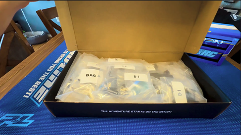 Unboxing an RC kit