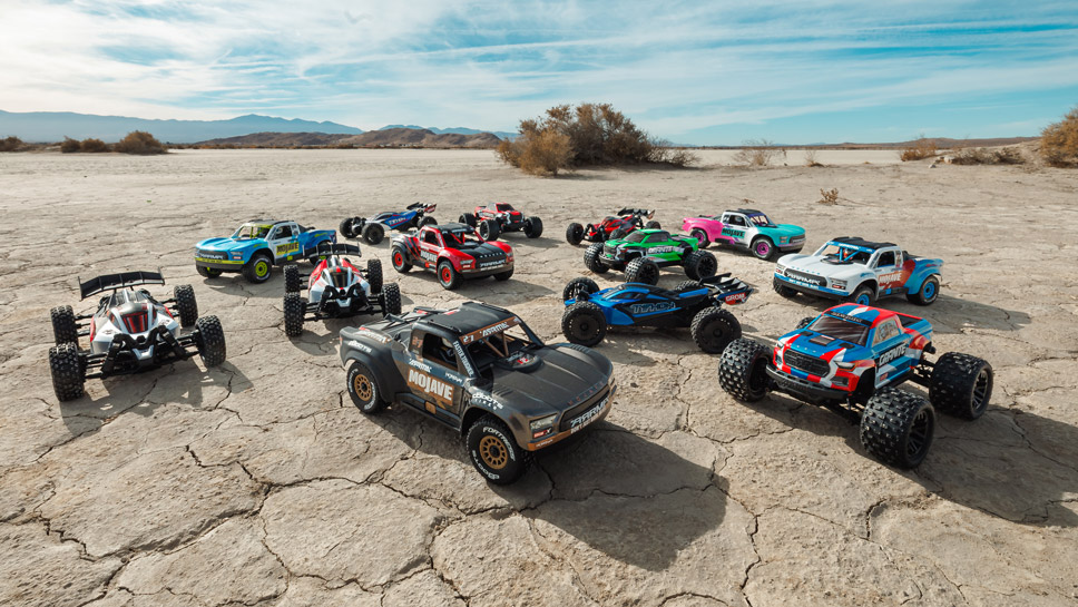 ARRMA GROM RC Truck and Buggy Vehicle Family Glamour Shot