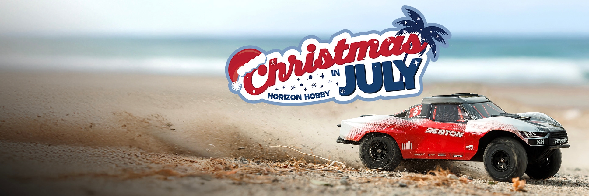 Horizon Hobby Christmas In July Sale Graphic with Logo