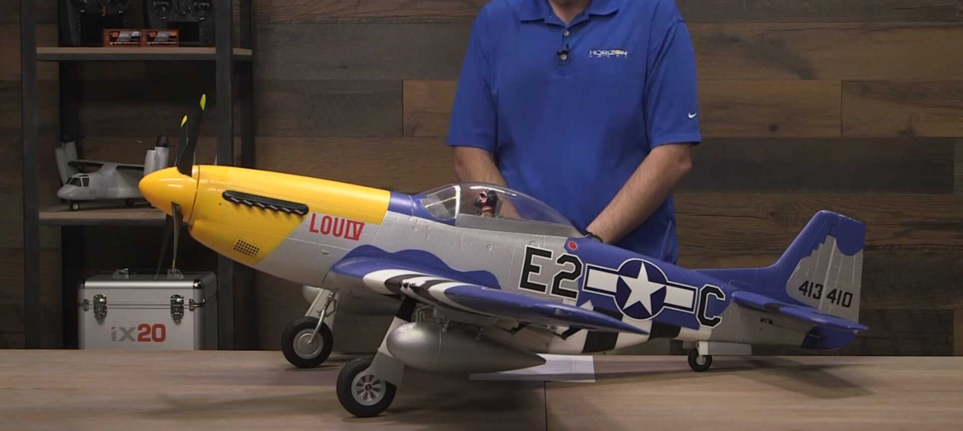 E-flite P-51D Mustang 1.5m Extra Scale Warbird