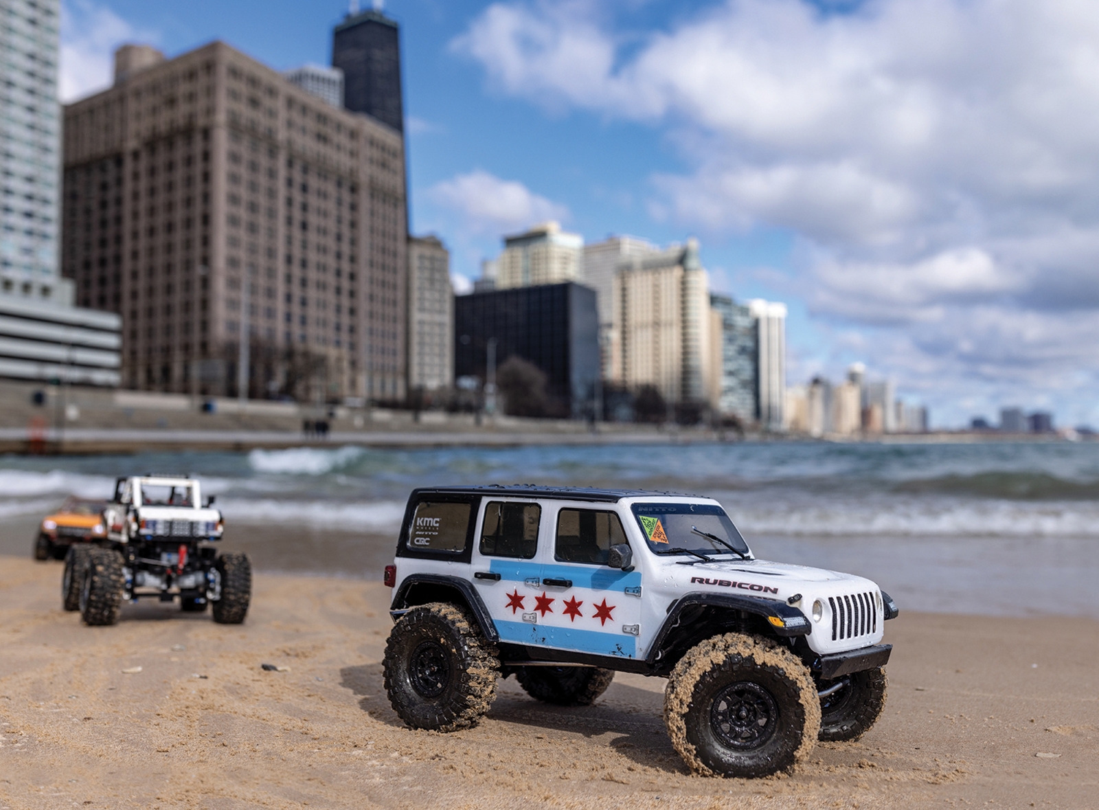 Crawlers by the water