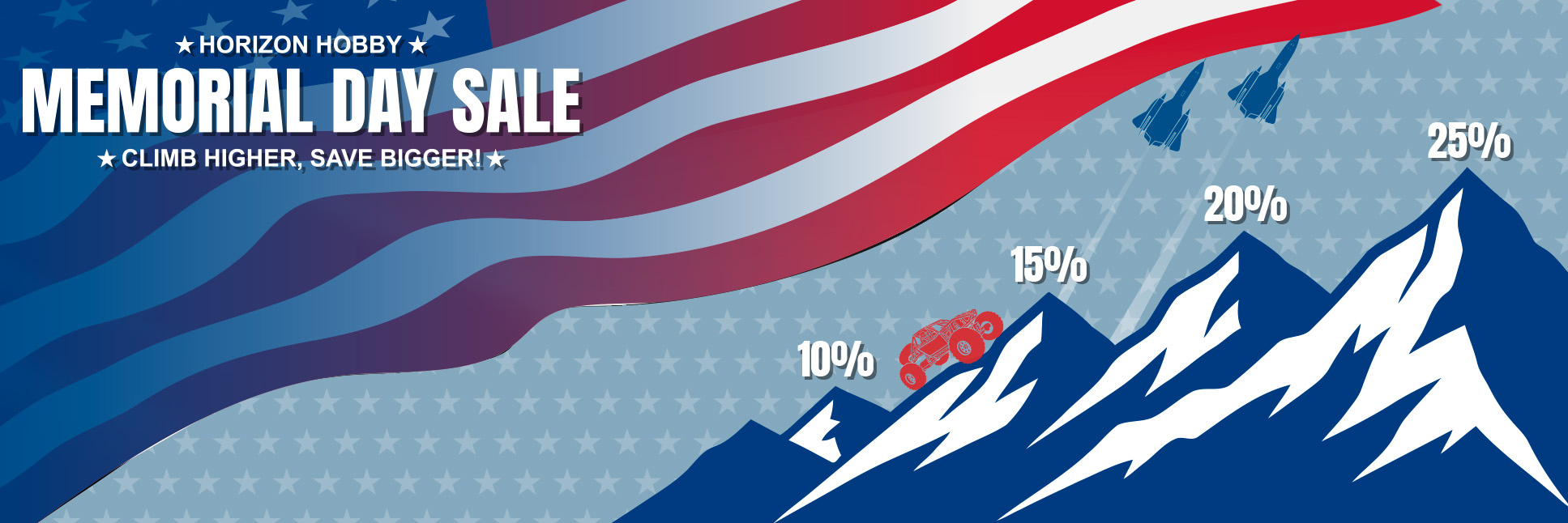 Horizon Hobby Memorial Day Sitewide Sale Graphic Horizon Hobby Memorial Day Sitewide Sale Graphic