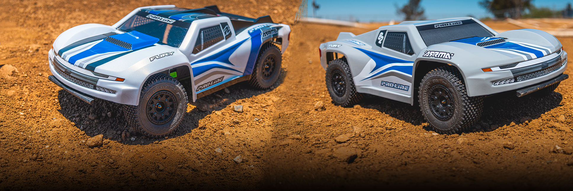 Pro-Line Pre-Cut Sector Clear & Tough-Color (Stone Gray) Bodies for ARRMA® Fury™