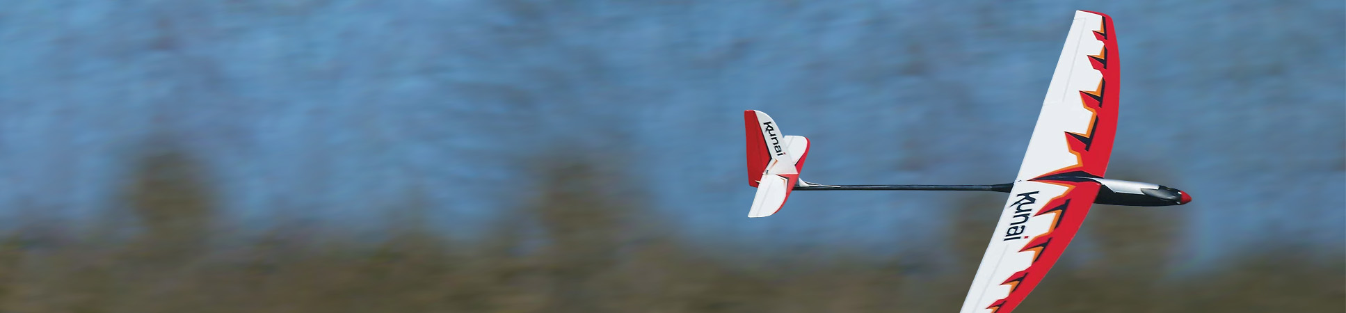 Great Planes Kunai 1.4M Sport Glider EP Rx-R 55"