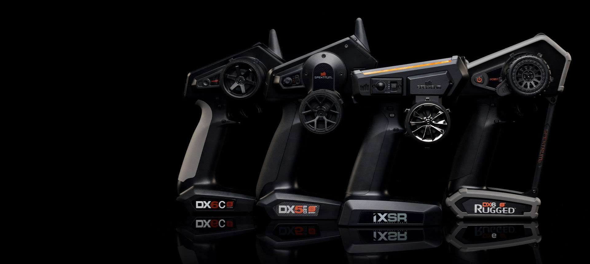 Spektrum DSMR transmitters in the dark