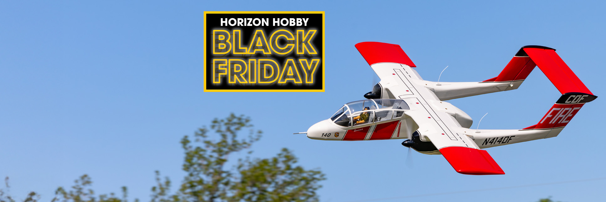 Hangar 9 OV-10 Bronco 20cc Almost-Ready-To-Fly 84 inch wingspan RC Airplane Hangar 9 OV-10 Bronco 20cc Almost-Ready-To-Fly 84 inch wingspan RC Airplane