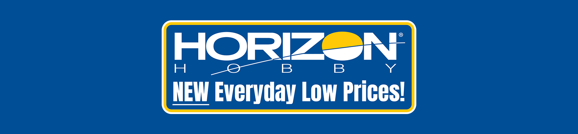 Horizon Hobby New Everyday Prices Graphic with Logo Horizon Hobby New Everyday Prices Graphic with Logo