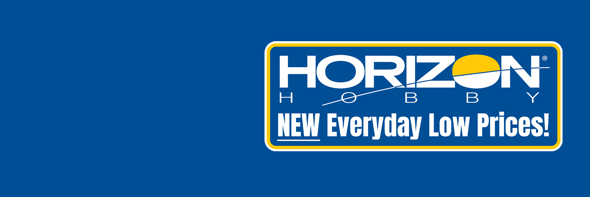 Horizon Hobby New Everyday Low Prices Graphic