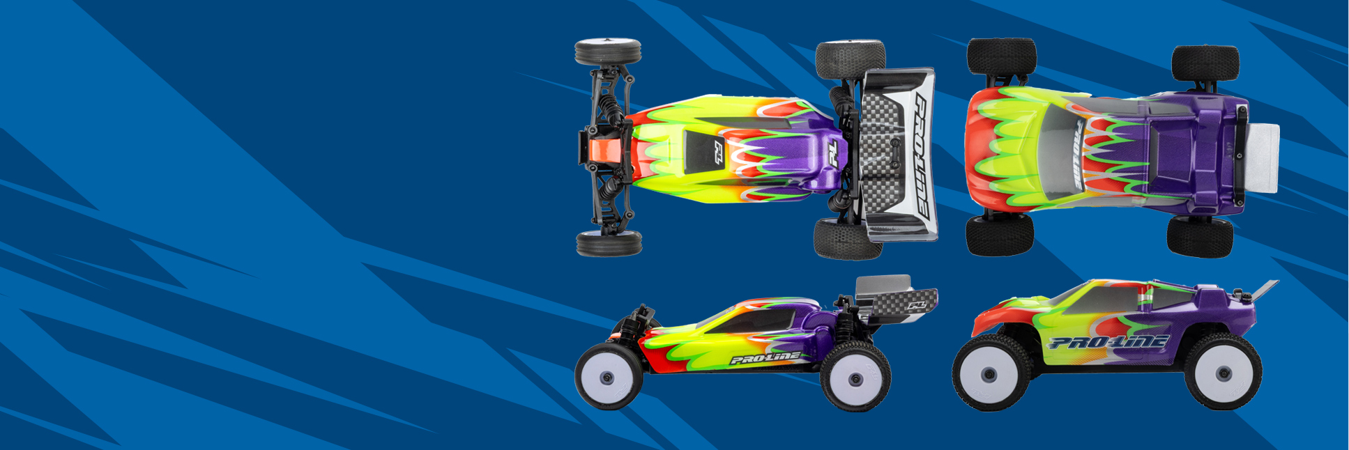 Pro-Line Limited Edition Pre-Cut Pre-Painted Crowd Pleazer Slipstream Body for the Losi Micro-T RC Truggy & Micro-B RC Buggy Pro-Line Limited Edition Pre-Cut Pre-Painted Crowd Pleazer Slipstream Body for the Losi Micro-T RC Truggy & Micro-B RC Buggy